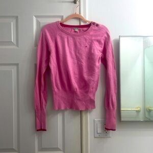 American Eagle Pink Long Sleeve Sweater